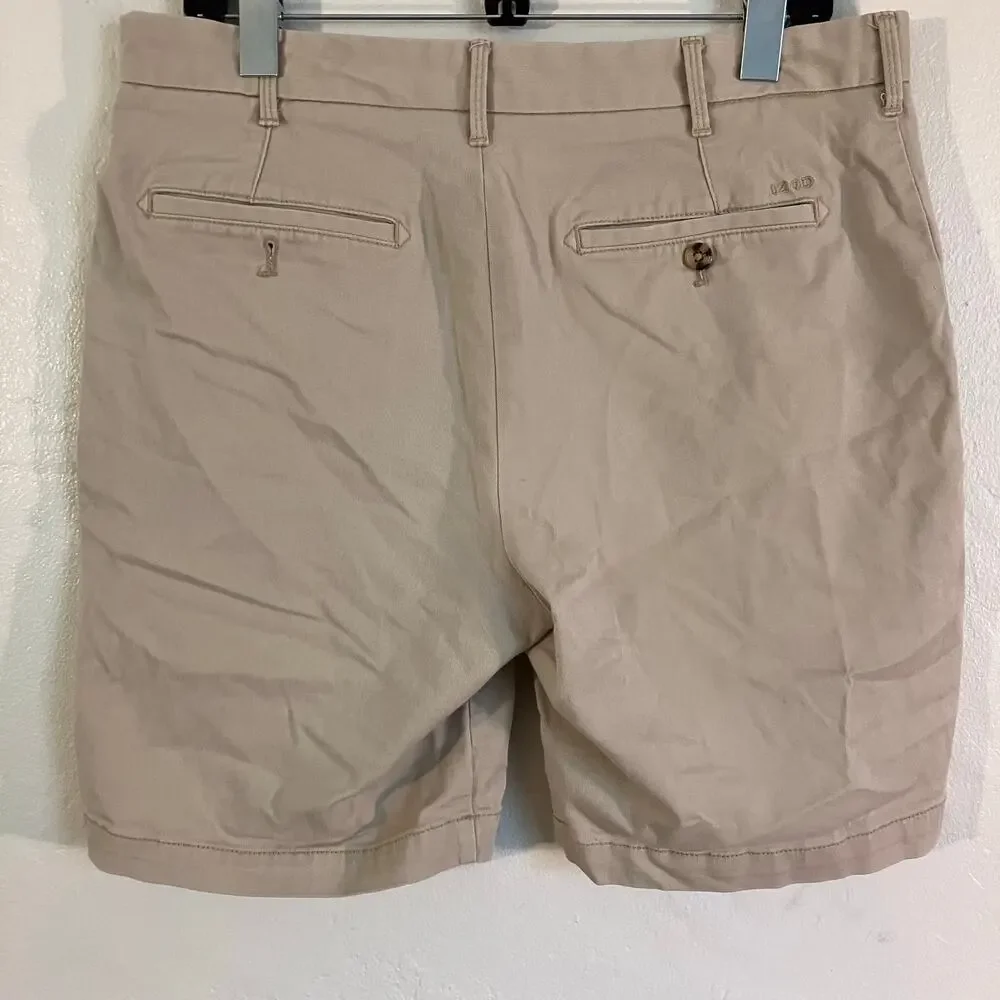 Izod Tan Chino Shorts Saltwater Stretch Men's‎ 34